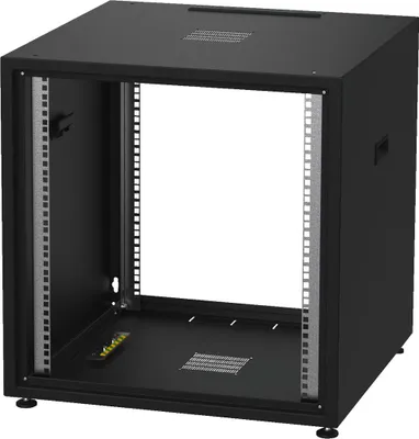 Produktbild von MONACOR RACK-12S/SW Stahlblech-Rack, 12HE