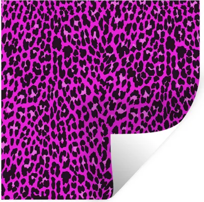 Produktbild von MuchoWow® Wandtattoo Wandsticker Wandaufkleber Leopardenmuster - Muster - Rosa 50x50 cm Selbstklebend und Repositionierbar - Selbstklebend - Fototapeten