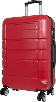 Produktbild von Reisekoffer mittelgroß Como 67cm Hartschale Trolley ABS Rot