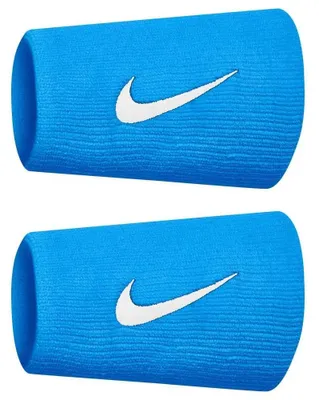 Produktbild von Nike Accessories Premier Doublewide Handgelenkband 2 Einheiten Blau Blau One Size