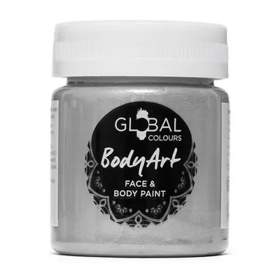 Immagine prodotto di Colori liquidi globali argento metallizzato 45 ml
