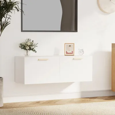 Immagine prodotto di The Living Store Armadio a muro Bianco 100x36,5x35 cm Materiale a base di legno