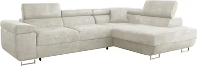 Produktbild von MIRJAN24 Ecksofa Torezio, Stilvoll Eckcouch mit Bettkasten und Schlaffunktion, Moderne Schlafsofa (Lumo 55, Seite: Rechts)