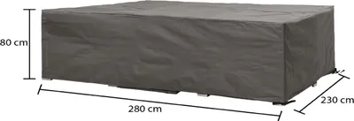 Produktbild von Winza Outdoor Covers - Gartenmöbelzubehör - Gartenmöbel-Schutzhüllen - Premium Abdeckung/Schutzhülle Loungeset - 280x230x80 cm