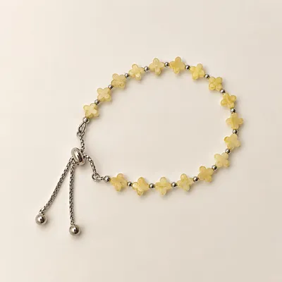 Image de Bracelet en ambre trèfles citron pour femme, productTiles.product.images.aiGenerated