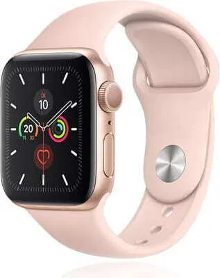 Image de Apple Watch Series 5 (GPS) - Bracelet sport (rose sable)