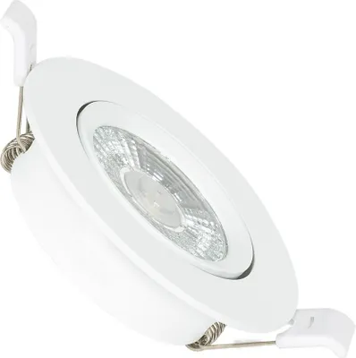Produktbild von LED Downlight Einbaustrahler 5W Rund COB CRI90 Slim Ausschnitt Ø75 mm No Flicker 5000K Kaltweiß