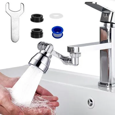 Produktbild von Drehbare Wasserhähne mit 3 Auslassmodi für Küche und Badezimmer