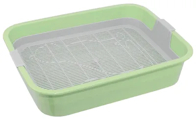 Produktbild von Toilette für Kleintiere Kaninchentoilette Kätzchentoilette Kleine Katzenklo für kitten mit Sieb Nagertoilette