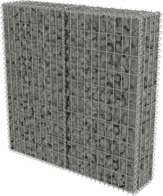Obrázok produktu pre vidaXL Gabiónová stena s krytom z pozinkovanej ocele 100 × 20 × 100 cm