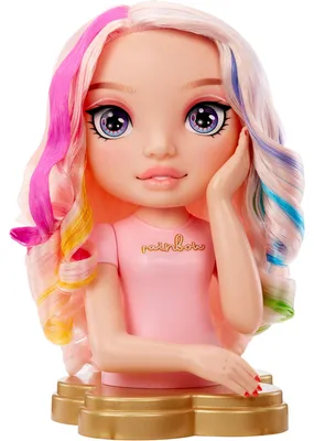 Immagine prodotto di Rainbow High - Bella Styling Head - 33cm - Color Nails and Hair - Use the Products for You - Ages 4+