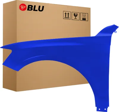 Image de BLU Aile Compatible avec Audi Q5 8R LY5Q Gauche Blau SepangBlau | 2008-2016 | Avant | Peint| Prêt à Monter | Acier