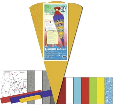 Produktbild von URSUS 9850006, Junge, Schwarz, Blau, Grün, Orange, Rot, Weiß, Gelb, Abbildung, Karton, Hexagonal, Tape