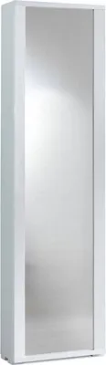 Produktbild von Dmora Schuhschrank Datura 50x32x182 cm Weiß 7 Böden, 8 Fächer