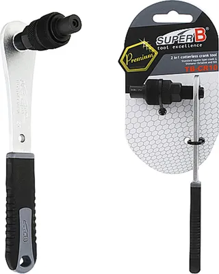 Produktbild von SUPER B 2 in 1 Kegelfreies Kurbelwerkzeug Patentiert