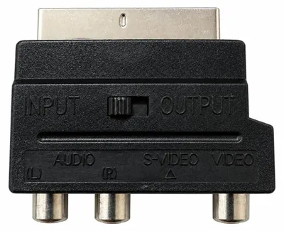 Produktbild von SCART Adapter mit S-Video, Composite & Cinch Audio – Input / Output Umschalter