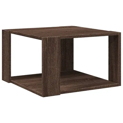Produktbild von vidaXL Couchtisch Braun Eichen-Optik 51,5x51,5x30 cm Holzwerkstoff