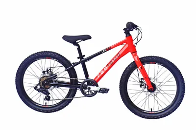 Produktbild von REDLOUD Kinderrad MTB 20 Zoll JA.2.2 schwarz-rot Rahmenhöhe 26 cm