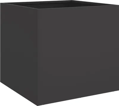 Produktbild von vidaXL Pflanzkübel Schwarz 49x47x46 cm Stahl