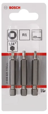 Obrázek produktu pro Bosch 3 ks R1 Extra Hard 1/4" E6.3 49 mm
