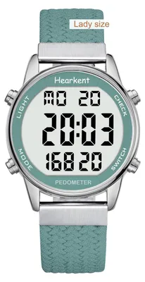 Image de Montre-bracelet Hearkent pour femmes, avec podomètre, non connectée, sans application
