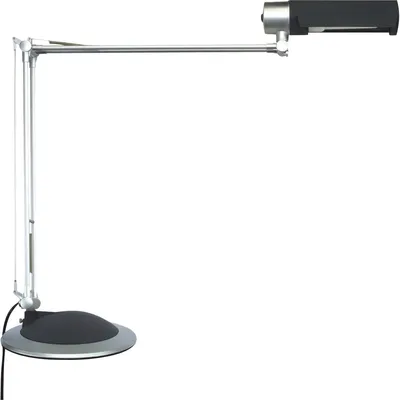 Produktbild von MAUL Tischleuchte MAULoffice E27 LED 3.000 K Klemmfuß Standfuß silber