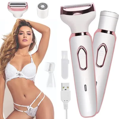 Produktbild von 4-In-1 Elektrischer Rasierer Frauen Intimbereich Damenrasierer Bikini Trimmer