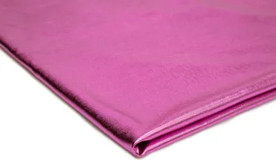 Produktbild von Lame-Stoff, Folienstoff, Stoff mit metallischem Glanz, Rosa 50x150 cm