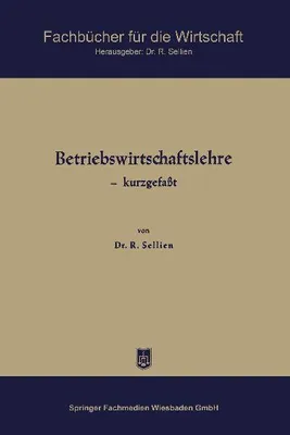 Produktbild von Betriebswirtschaftslehre - kurzgefaßt