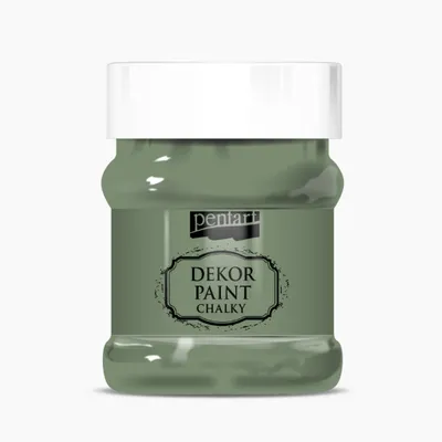 Obrázek produktu pro PENTART Dekorativní barva křídová, 230 ml, khaki zelená