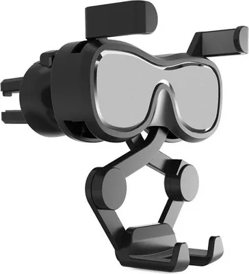 Image de Gravity Car Holder For A Smartphone On The Grille ? Argent (Yc06)