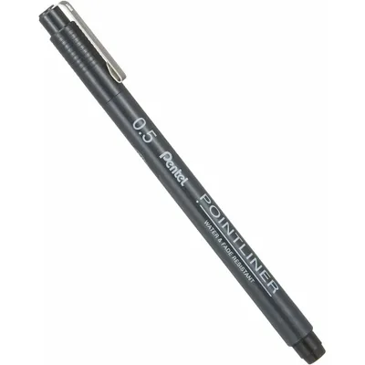 Obrázok produktu pre Ceruzka Pentel Pointliner Fineliner čierna 0,5 mm