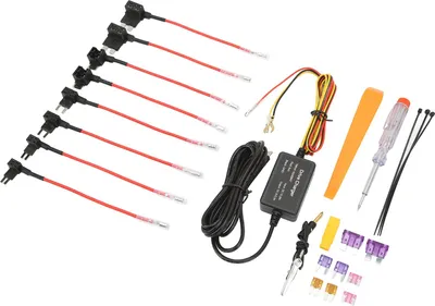 Image de Dash Cam Kit Hardwire 12V-28V vers 5V Adaptateur USB Protection contre la surchauffe pour rétroviseur GPS Navigator Détecteur de radar TYPE C
