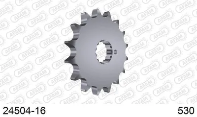 Produktbild von AFAM Kettenritzel 24504-16 Vorne für YAMAHA MOTORCYCLES SR Stahl