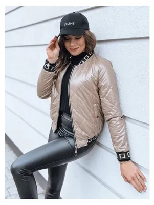 Productafbeelding van Dstreet dames bomberjack, baseballmodel, kameelkleur, maat XXL