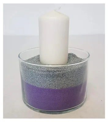 Produktbild von Dekosand Bastelsand Quarzsand fein (Silber)