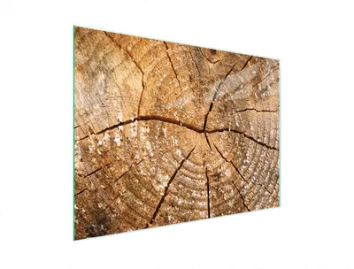 Produktbild von Glas-Schneidebrett 40x30 cm Holzmuster, kratzfest, rutschfest, hygienisch