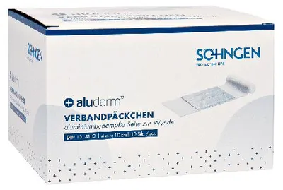 Produktbild von aluderm® Verbandpäckchen groß Verpackungseinheit 10 St. | Packung (10 Stück)