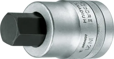 Produktbild von GEDORE IN 21 19 Schraubendrehereinsatz 1" Innen-6-kant 19 mm, 6181280