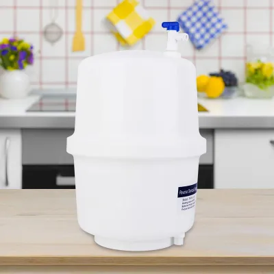 Image de Réservoir de stockage d'eau pressurisée avec robinet à bille pour systèmes d'osmose inverse RO 3.2 Gallon