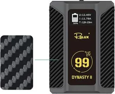 Imagen del producto de Batería Rolux V-Mount Dynasty II de 99 Wh, 14,8 V, 6900 mAh