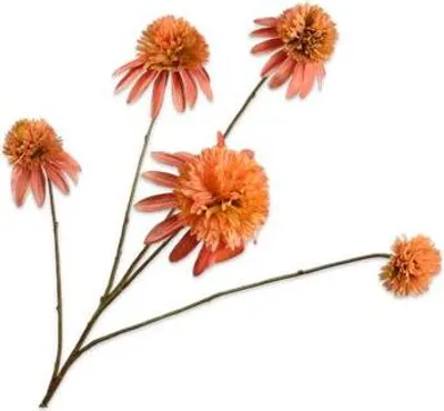 Produktbild von Silk-ka Kunstblume - Seidenblume Rudbeckia Zweig Lachs 90cm