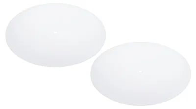Lampenschirm-Diffusor 2er-Set, 40 cm, rund, weiß, satiniert