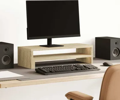 Produktbild von "2026 Promotion" Monitorständer Sonoma-Eiche 54x22x15 cm Holzwerkstoff - Monitorständer CC31448