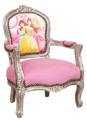 Kinder-Fauteuil, Prinzessin, 51x50x77 cm, Eschenholz, Kunstleder