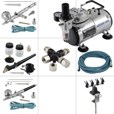 Produktbild von Agora-Tec® Airbrush Komplett-Set EXPERT IX.13
