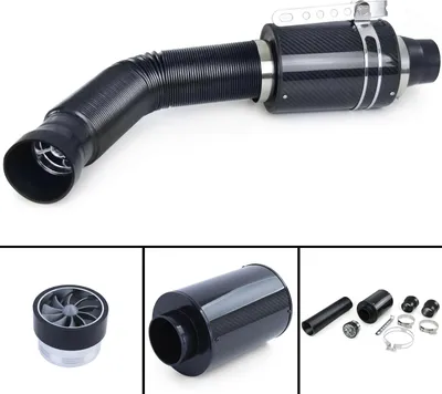 Produktbild von Echt Carbon Airbox Sport Luftfilter Cold Air Intake universal Set