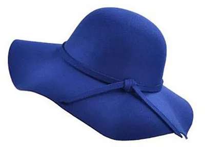 Obrázek produktu pro Solidchoice - Dámská klobouk Fedora se širokou krempou a mašlí