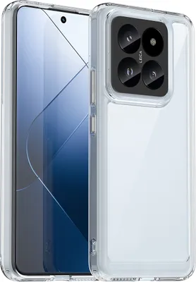 Obrázek produktu pro Pouzdro pro Xiaomi 14 Pro průhledné, nárazuvzdorné TPU silikonové ochranné pouzdro Průhledný