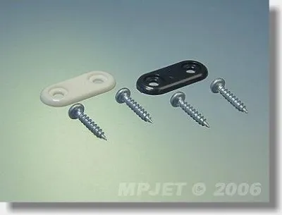 Productafbeelding van 2630 Kleine ophangklem, zwart, 4 stuks
